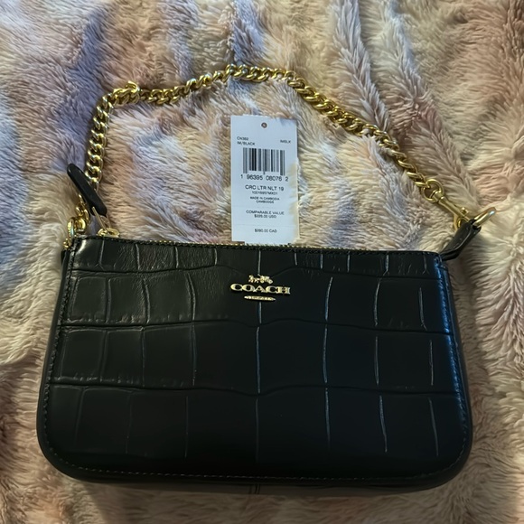 Coach Handbags - Coach Outlet Crocodile Leather Nolita 19 - NWT